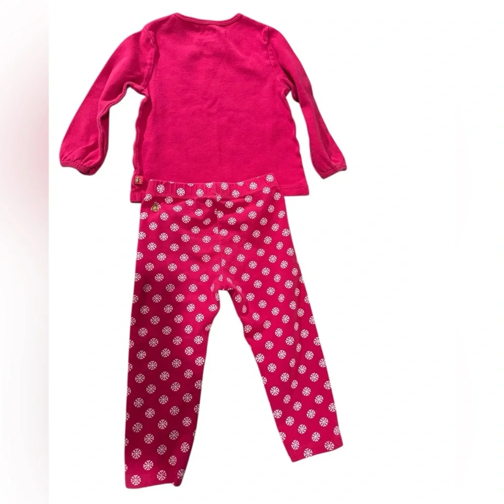 GAP‎ Pink Snowflake Kids Set “Brannans favorites” size 18-24 months